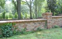 Orleans Handmade Bricks on Garden Wall in East Memphis, TN